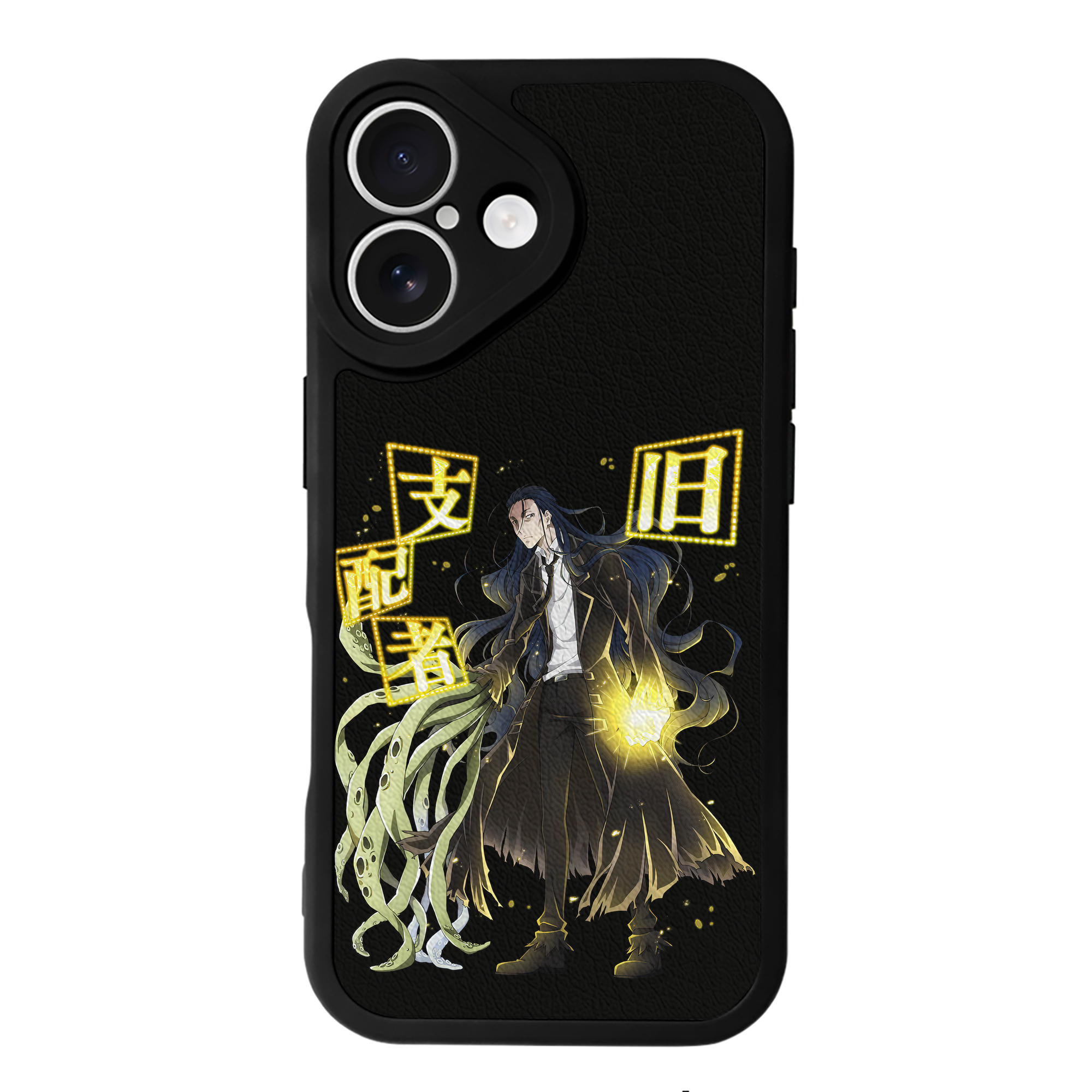 （画像用） 文豪ストレイドッグス Bungo Stray Dogs 【iPhone 16シリーズ対応】シリコンスマホケース（レザー調） 材質：シリコン